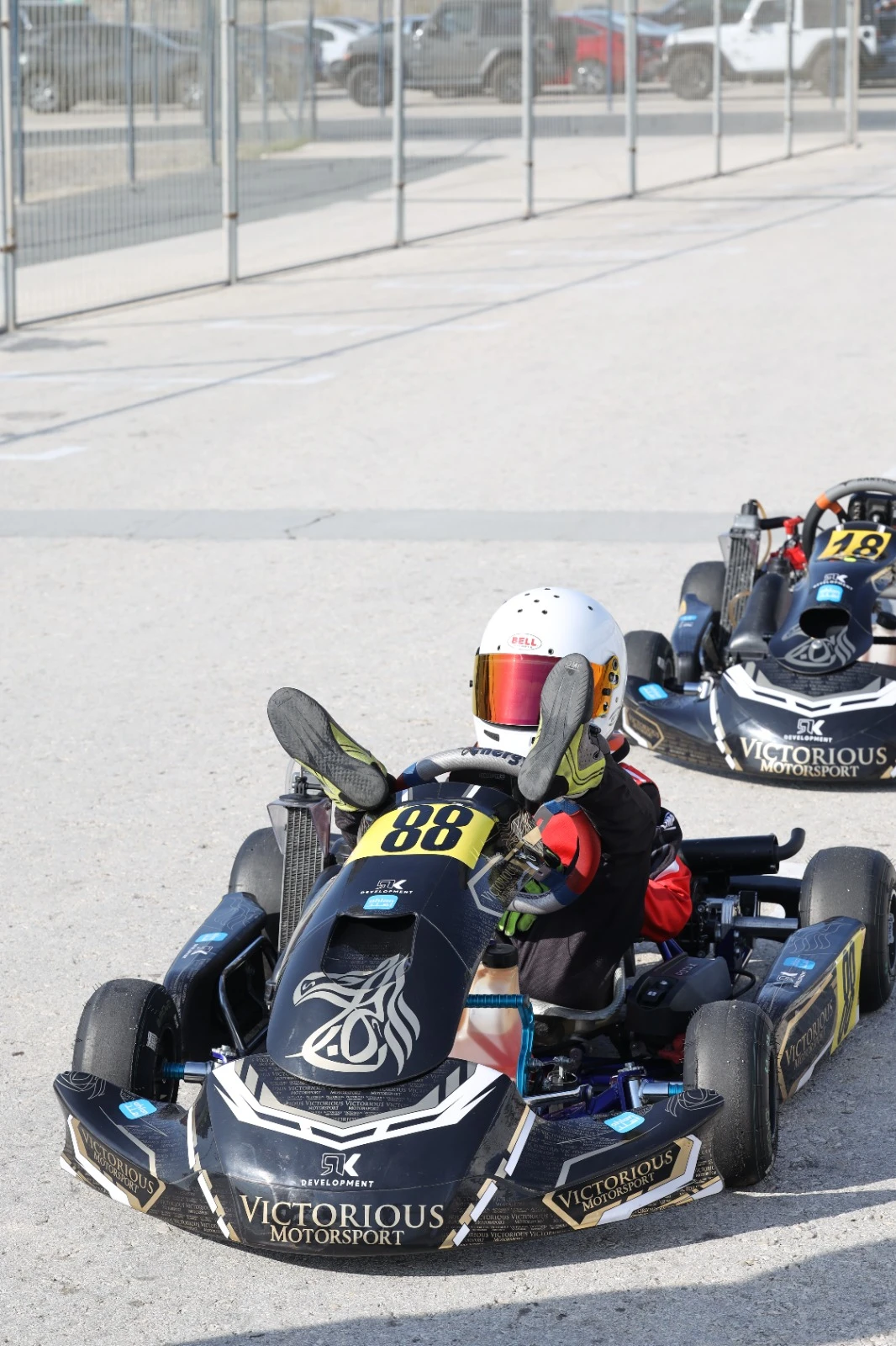 Victorious Clinches First Place at Bahrain GP