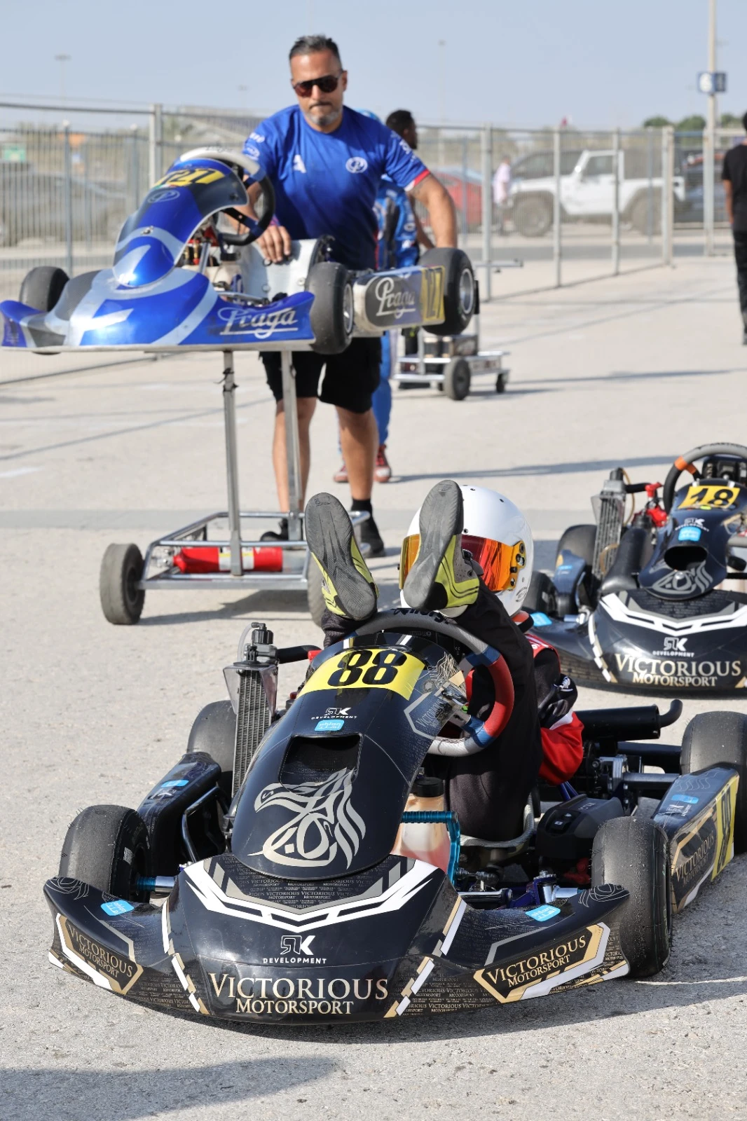 Victorious Clinches First Place at Bahrain GP